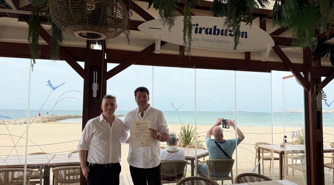 Chiringuito Tirabuzon renueva certificado